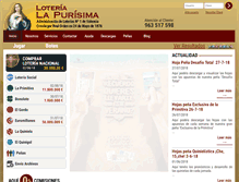Tablet Screenshot of loterialapurisima.com